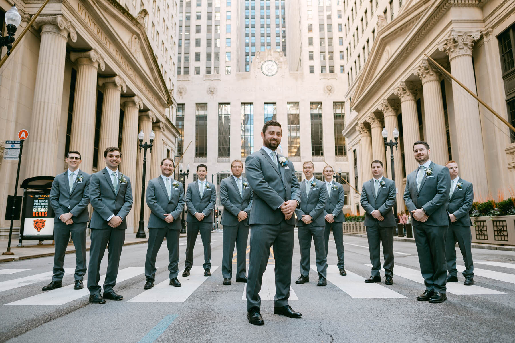 chicago board of trade groomsmen